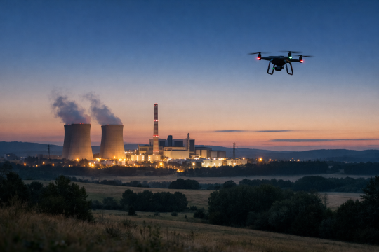 What Could Happen If One Drone Went Unnoticed at a Power Plant