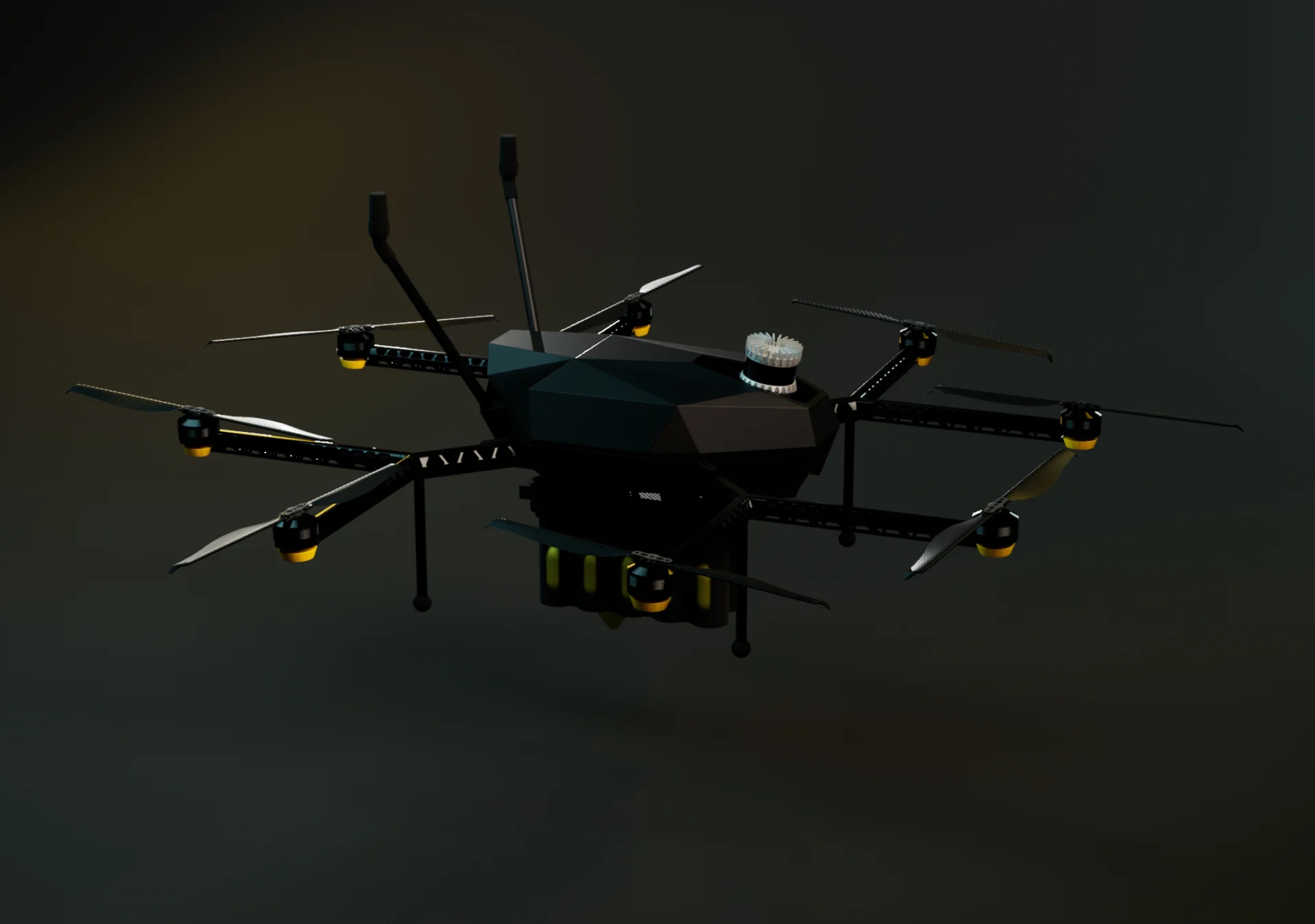 EAGLE.ONE positioning above a hovering target drone before net release