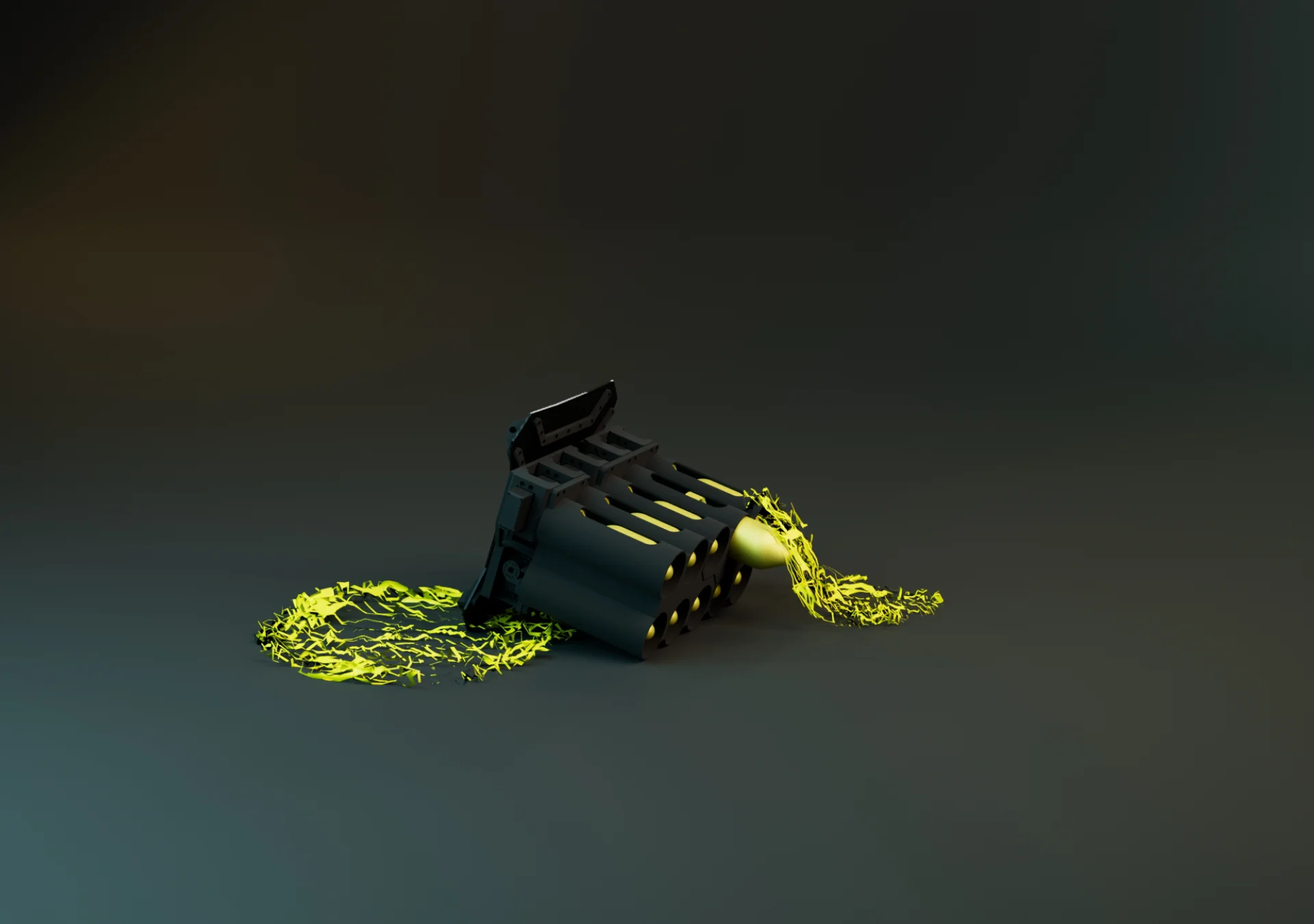 EAGLE.ONE interceptor drone hovering above a target with the net dropper deployed