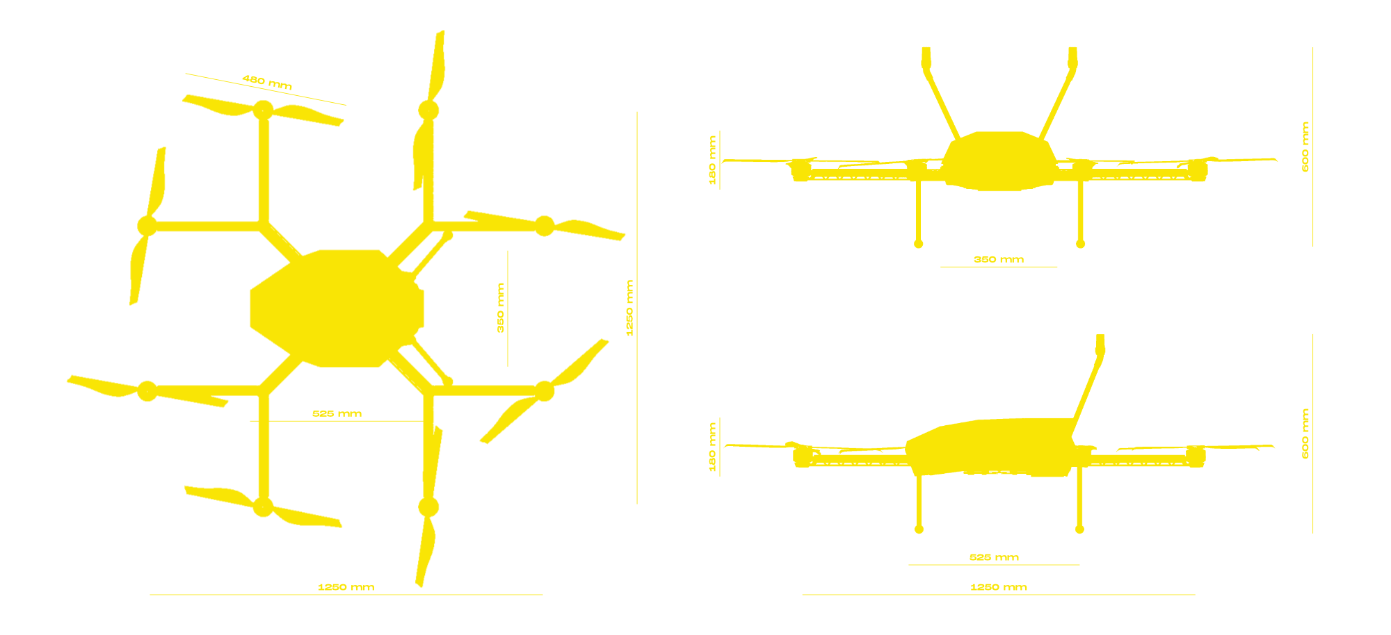Technický výkres parametrů