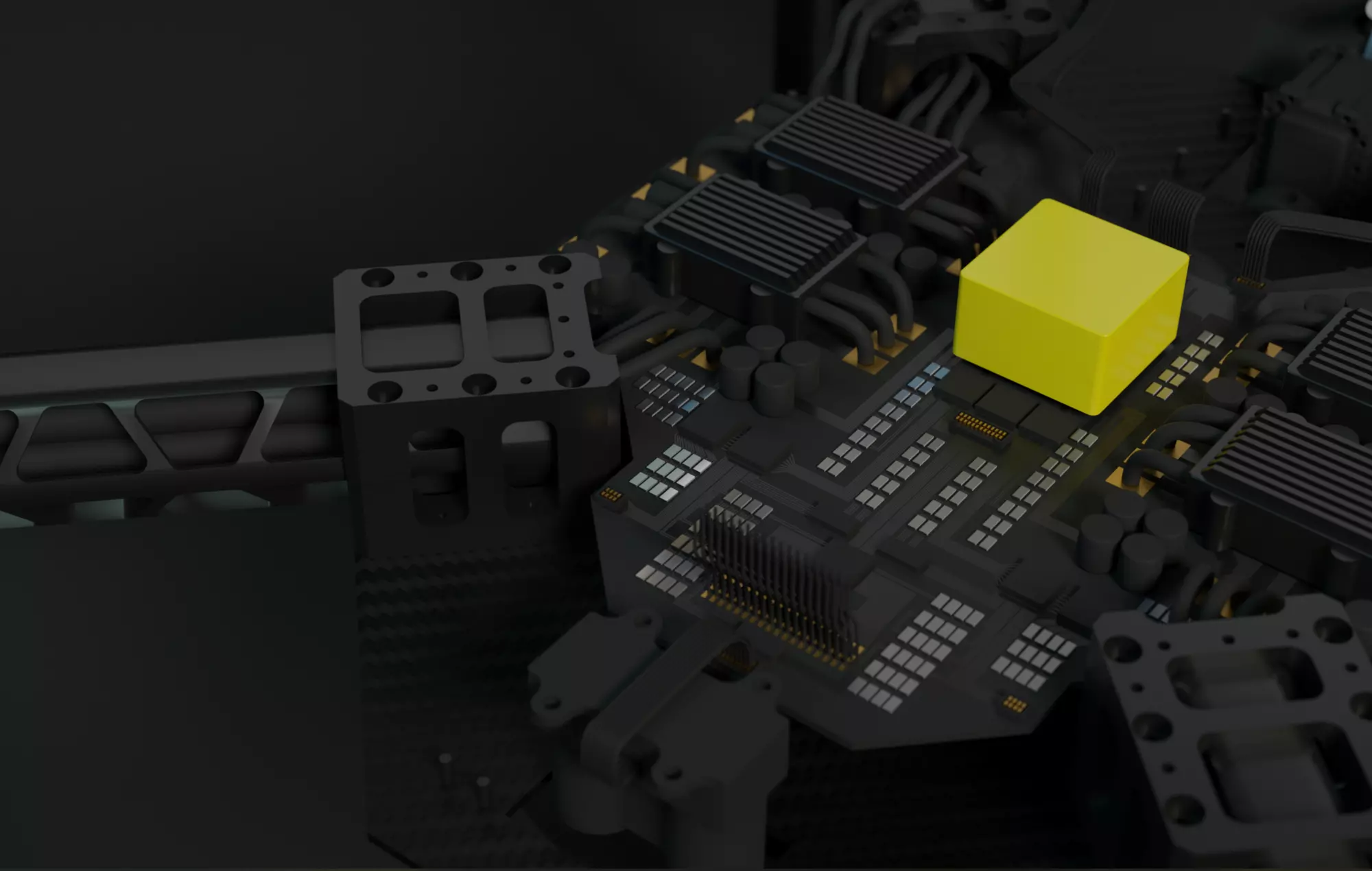 Hardware obsahující palubní počítač, který nese umělou inteligenci