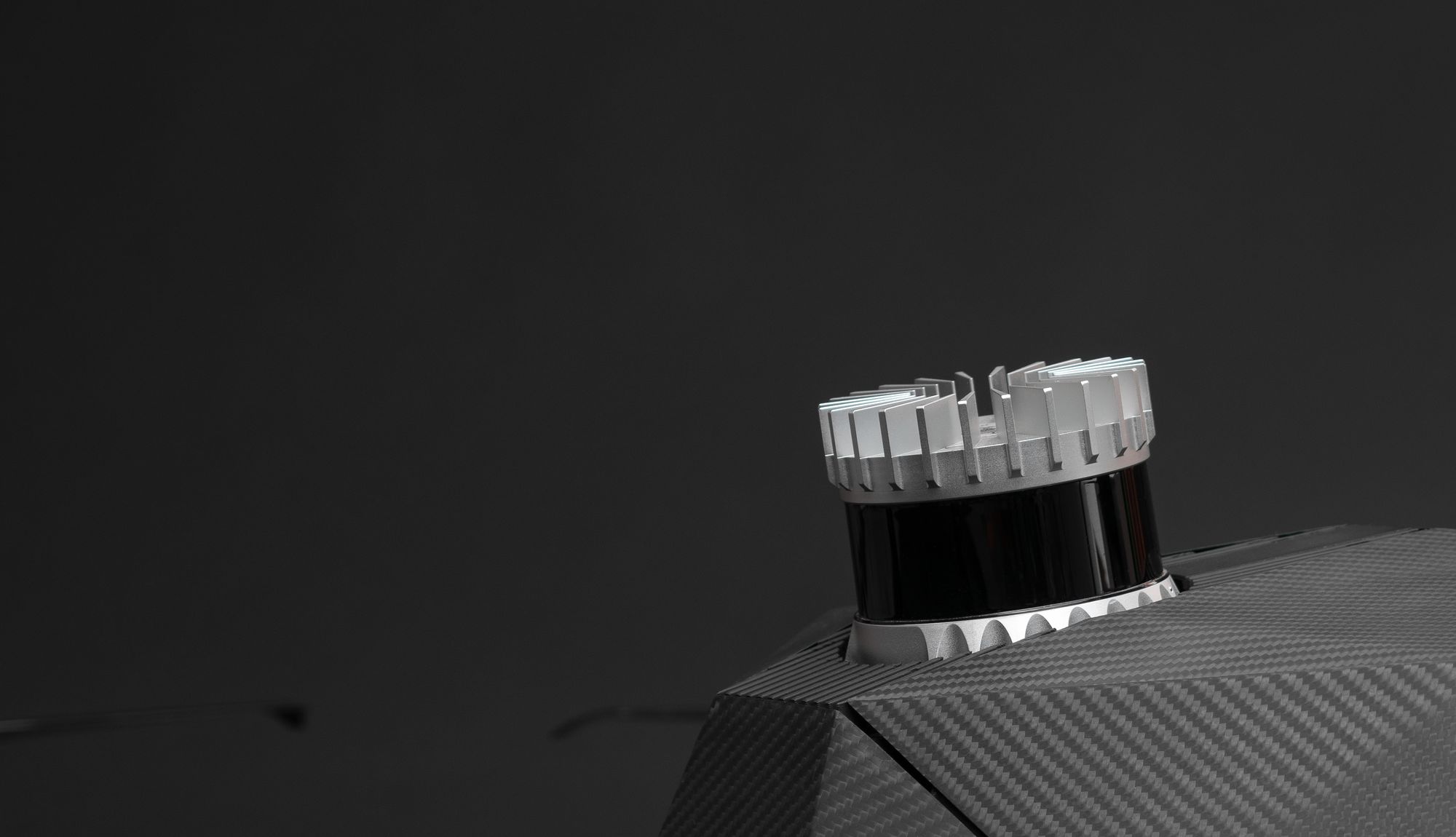 LiDAR, díky kterému je lovec dronů schopen sledovat vetřelce